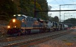 CSX ES44AH 3064 leads Q438-22